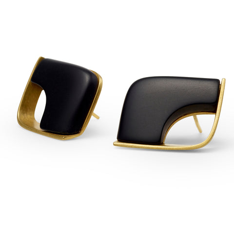 Vuto Earrings with 18ct Gold Plated Silver